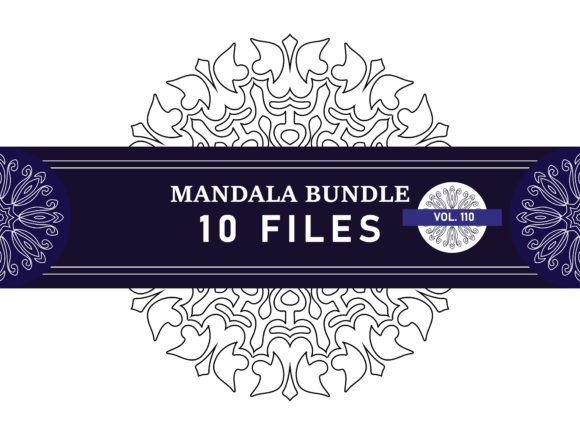 Download Hand Drawn Mandala Ornament Vol. 110 - Premium Bundle