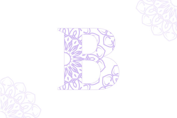 Download Mandala Font Alphabet Pattern Design Art - Mandala font Collection