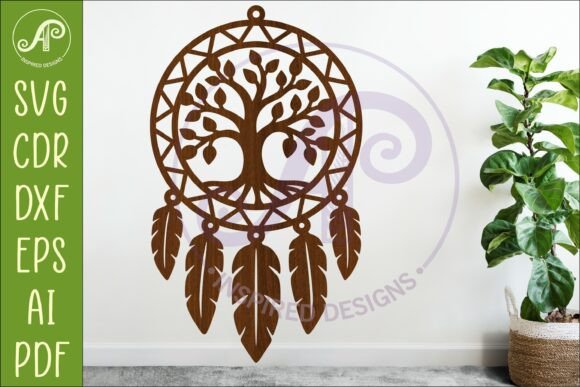 Download Tree of Life Dreamcatcher Laser Cut File - Life Collection